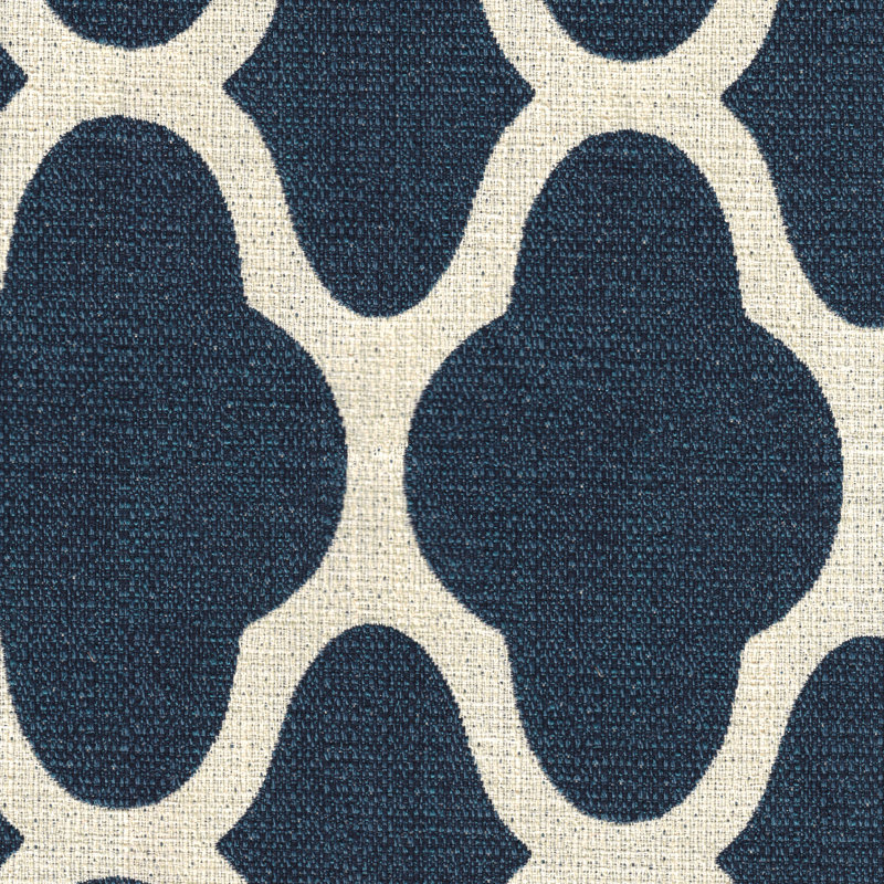 Chaise d'appoint en polyester l 26 po Everly, Bleu marine
