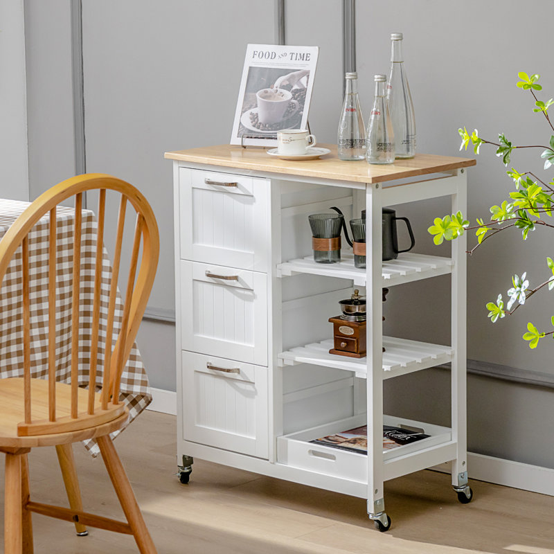 Wood Bar Cart