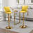 Nekesha Swivel Upholstered Adjustable Height Counter Stool with Metal Frame-265443399