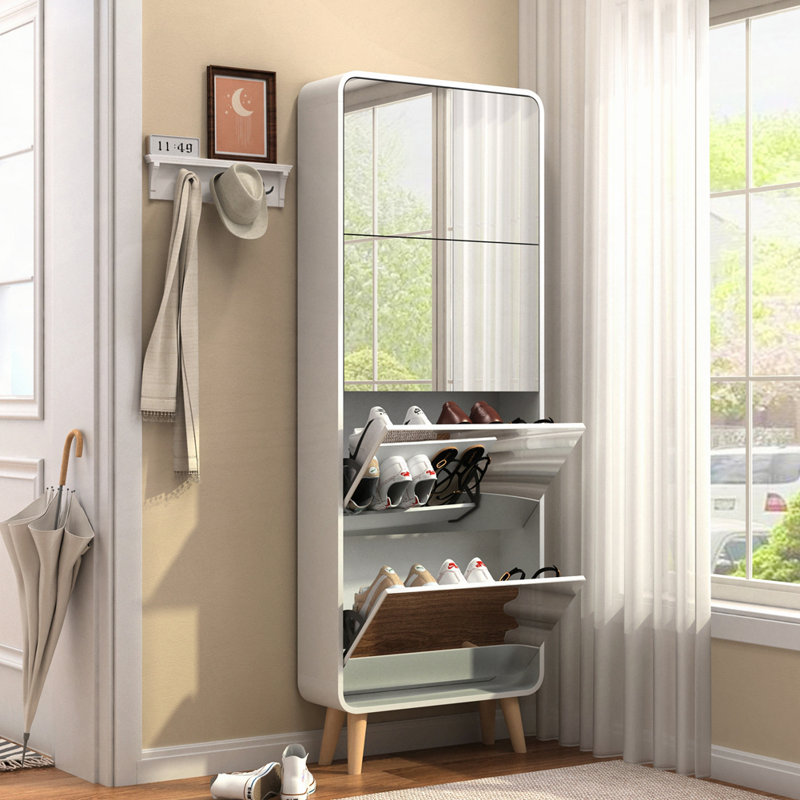 Armoire à chaussures avec 4 miroirs Modern Arc Design