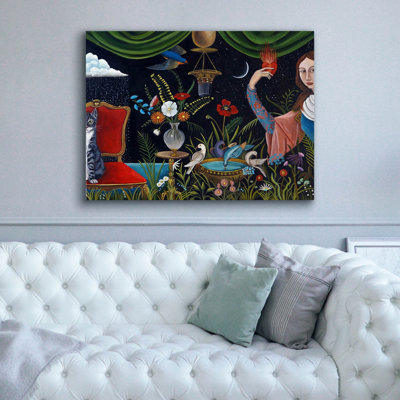 «Katrinas World» par Catherine A Nolin, art mural sur toile