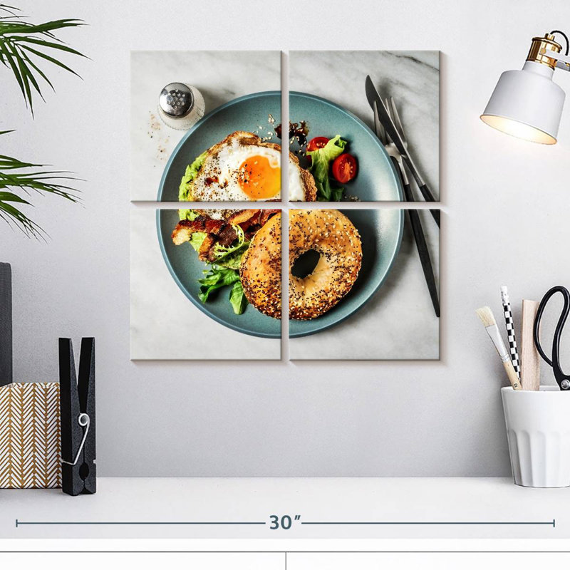 Yarlin Bagel Sandwich, H 18 po x l 18 po