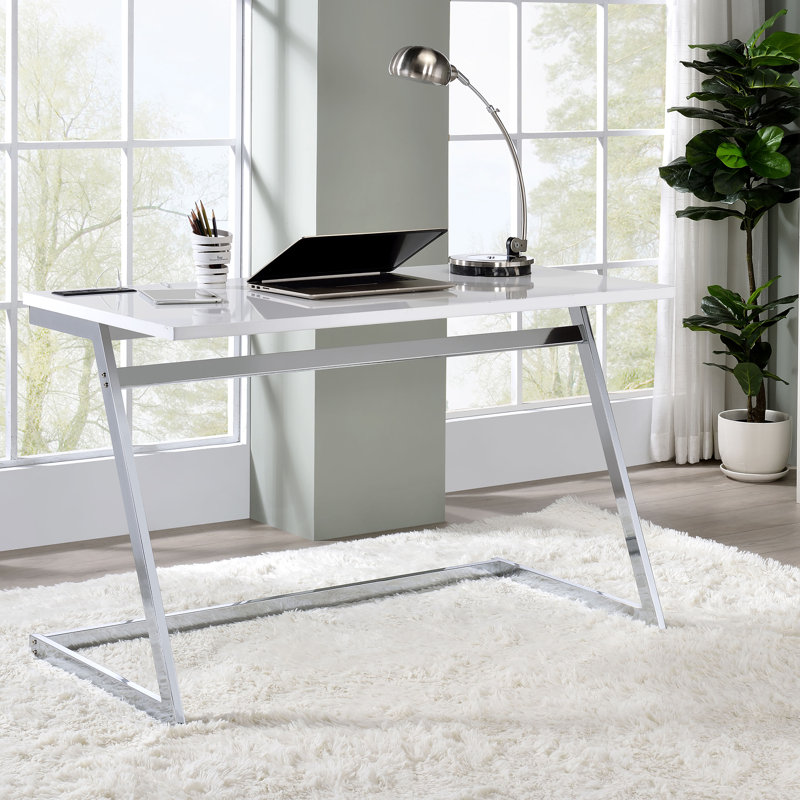 Bureau Andree, Blanc / argenté