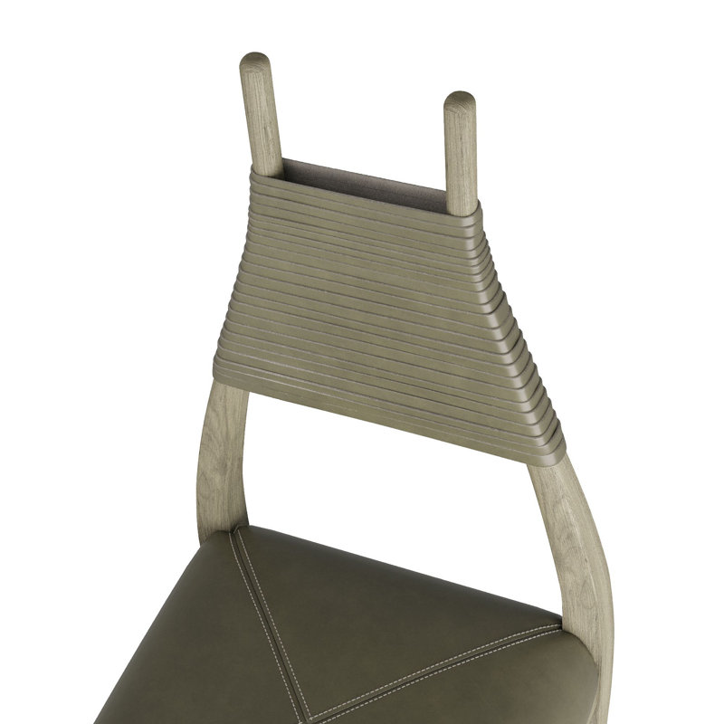Biziki Dining Chair, Morel, Smoke