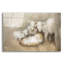 «Away In A Manger» par Ashley Bradley, art mural en verre acrylique, 24 po x 16 po