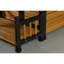 Grande niche pour chien en bois avec boîte de rangement et station d'alimentation
