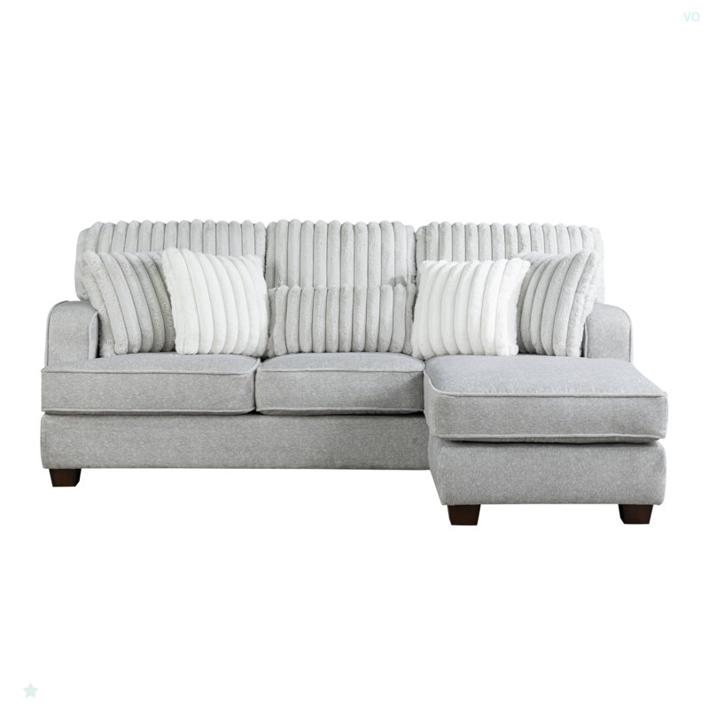 Coussins réversibles Modern, Gris