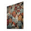 Danemark, toits écarlates, collage II sur bois-1299681537