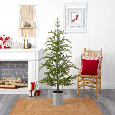 Green Pine Cashmere Christmas Tree with 150 LED Lights