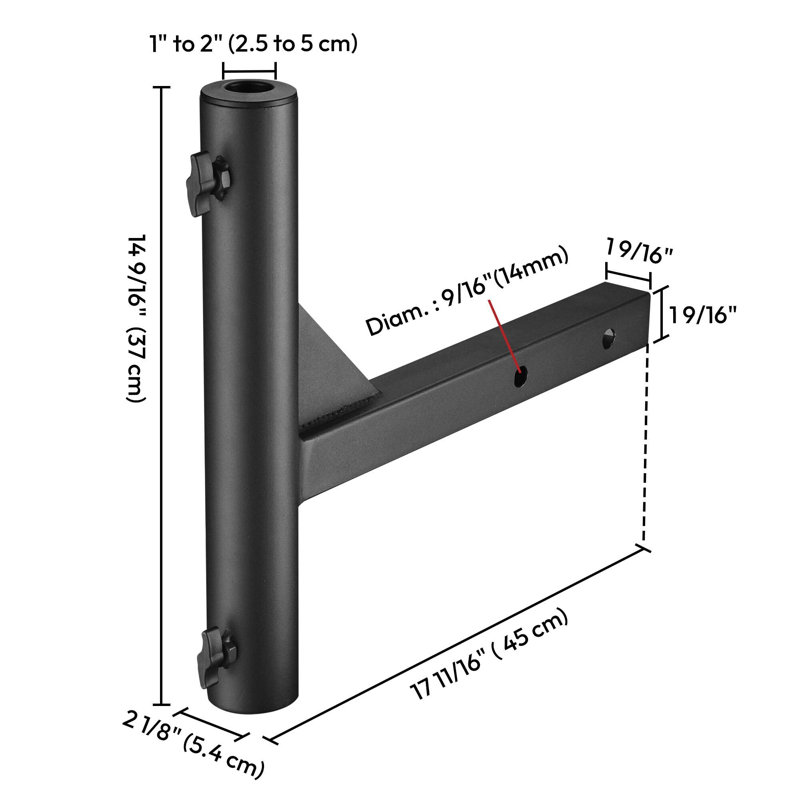 14.56" Flagpole Mount
