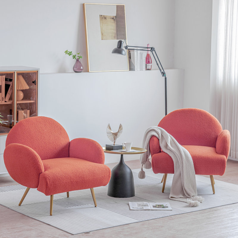 Fauteuil Bendetta, Sherpa orange