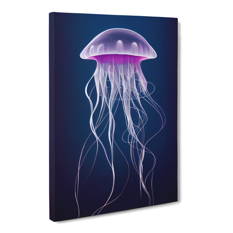 Almanzar Jellyfish Vol.4 - Wrapped Canvas, 60cm H x 40cm W x 3cm D