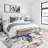 Abstract Machine Washable Rug with Rubber Backing Non-Slip Area Rug for Living Room Bedroom Dining Room Office-1334742330