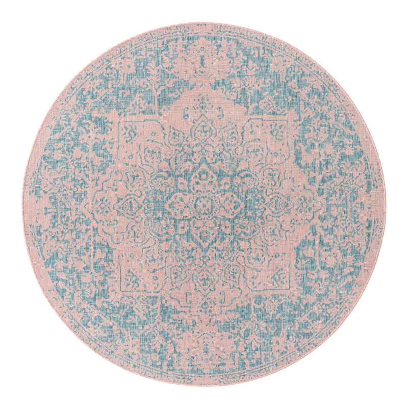 Jill Zarin Dubai Indoor/Outdoor Rug, Round 6'7"