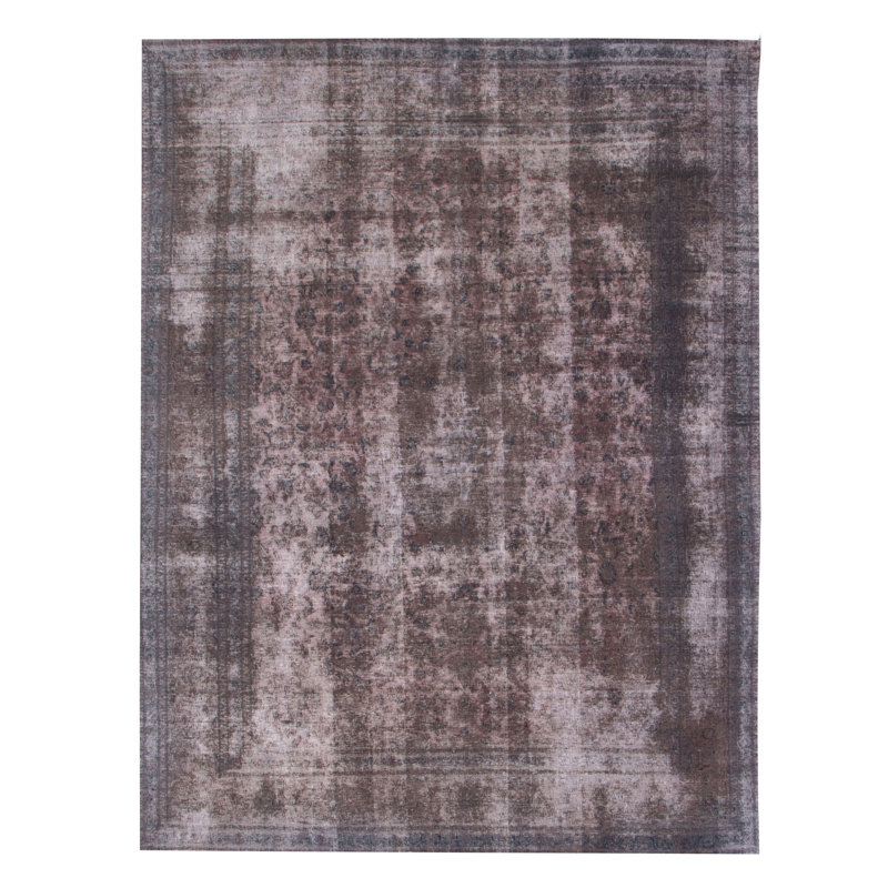 Tapis brun foncé et taupe 9 pi 3 po x 12 pi 2 po Color Transition