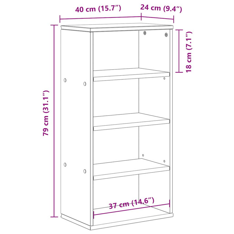 Boban Rectangle Accent Cabinet, Brown