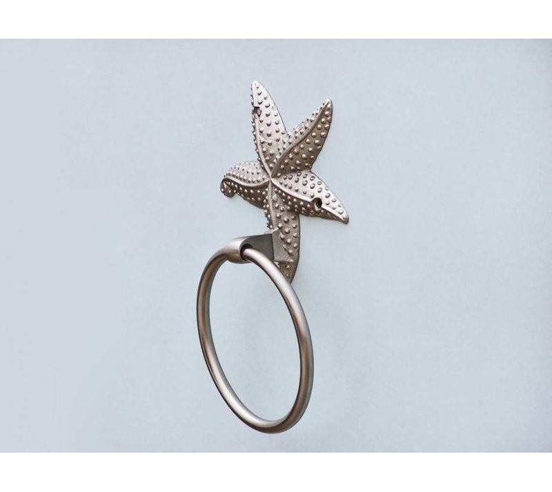 Towel Ring, Brushed Nickel
