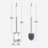 JOYBOS Toilet Brush with Storage Rack