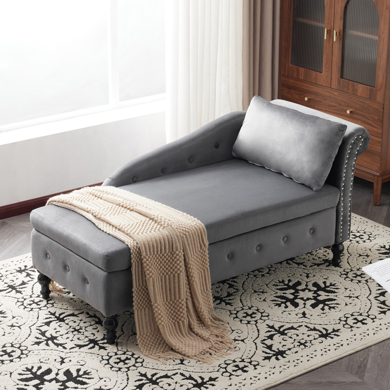 Velvet Chaise Lounge