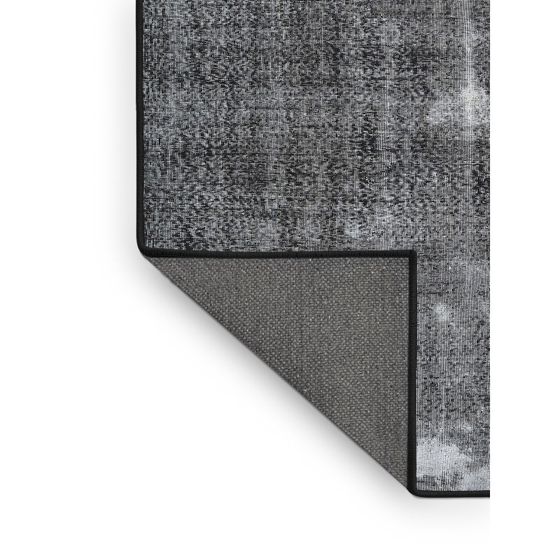 Tapis traditionnel gris anthracite Walla, Rectangle 5 pi x 7 pi