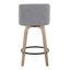 Tabouret de comptoir pivotant de 25,5 po Toriano-94192301-94192302
