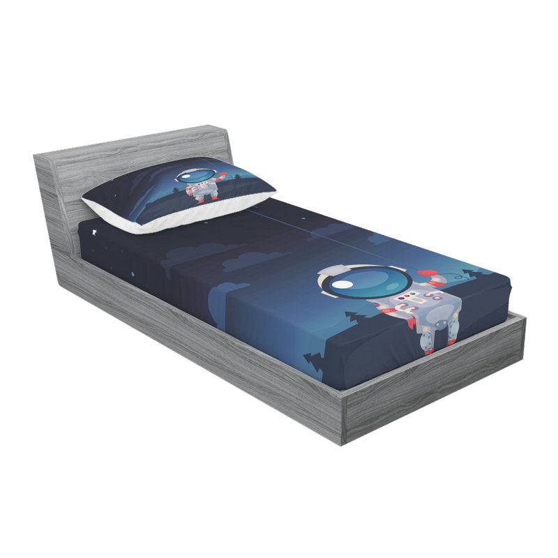 Microfiber Sheet Set, Twin XL Sheet Set with Fitted Sheet