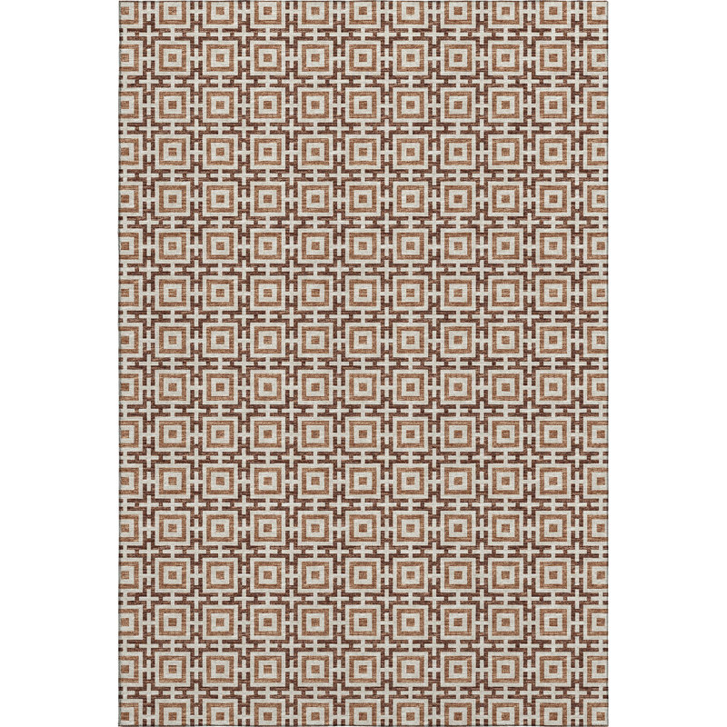 Premium Machine Washable Paullette AMF139 Paprika Rug, Rectangle 10' x 14'