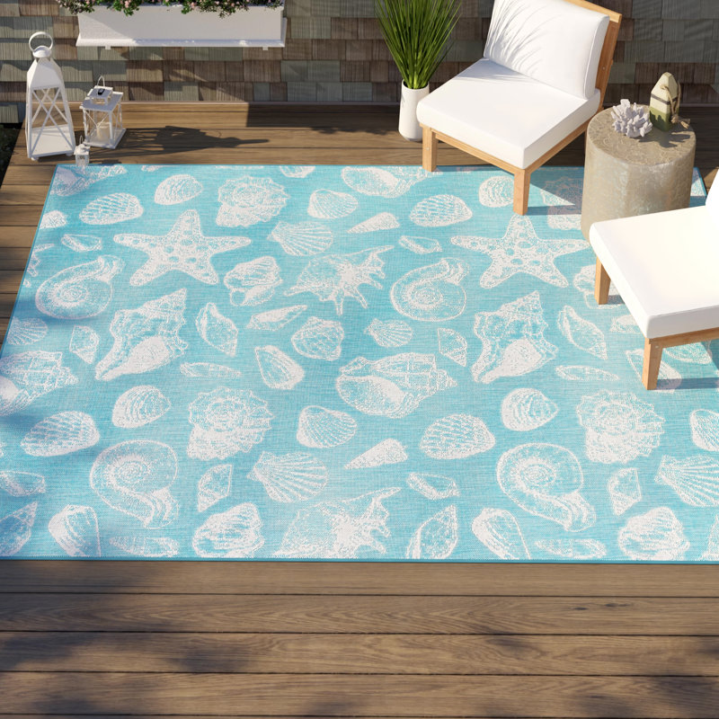 Tapis intérieur / extérieur Seraphine, Rectangle 7 pi 10 po x 10 pi 2 po