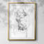 Printed Shimmering Neutral II, reproduction encadrée-2104967162-2104967157