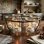 Centre de table flottant rustique et moderne pour la salle à manger, la cuisine et les tables basses