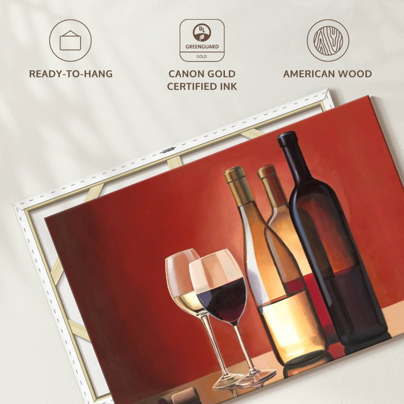 Yarlin Wine Trio, 30" H x 45" W