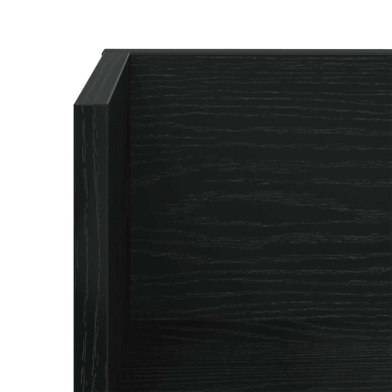 18-20 Wall Mounted Shelf, 16.5cm H x 100cm W x 16.5cm D, Black