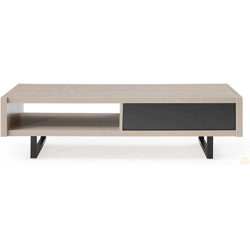 Table basse Ash, brun clair