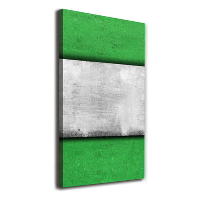 Avaree Green Wall - Wrapped Canvas Print