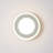 1-Light Minimalist Round LED Wall Sconce