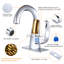 Single-handle Bathroom Faucet with Drain Assembly-64129681