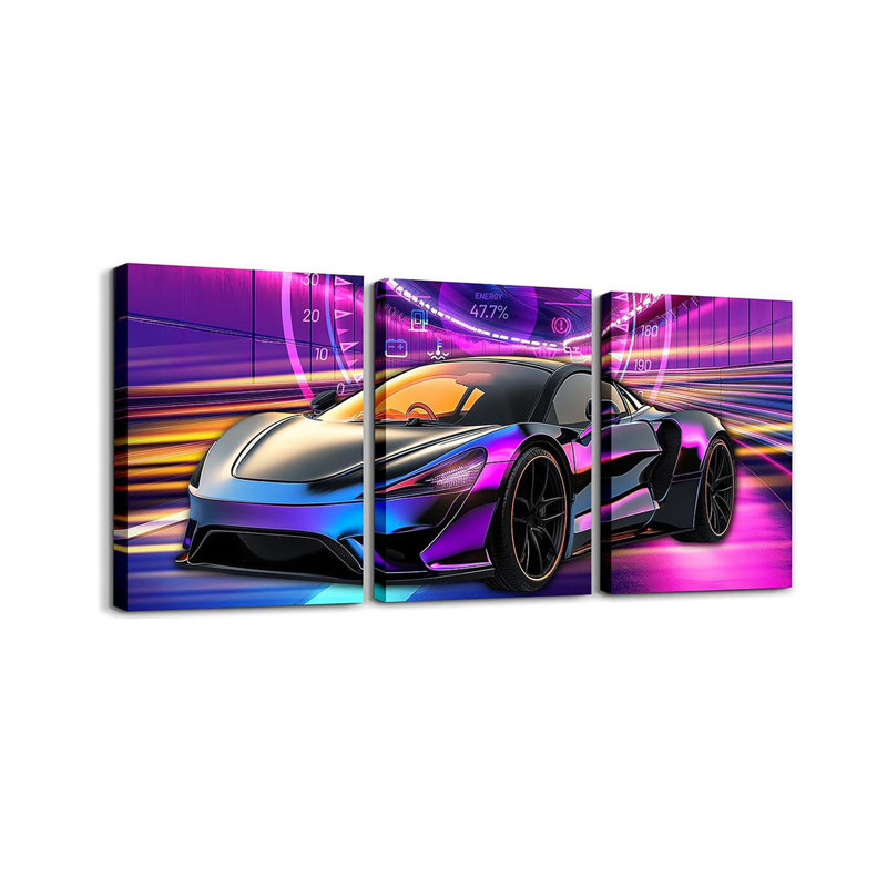 3 Piece Wrapped Canvas Print