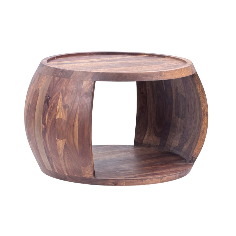 Solid Wood Coffee Table with Storage