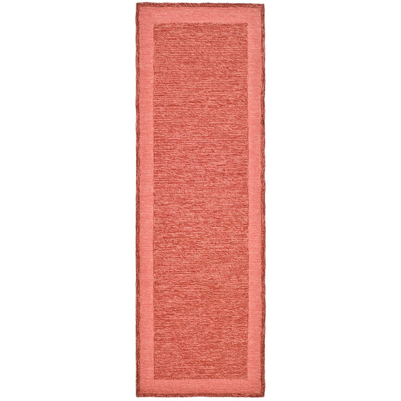 Taran Easy Care Hand Hooked Performance Solid Color Rug, Runner 2'6" x 8'