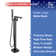 Floor Tub Filler with Diverter
