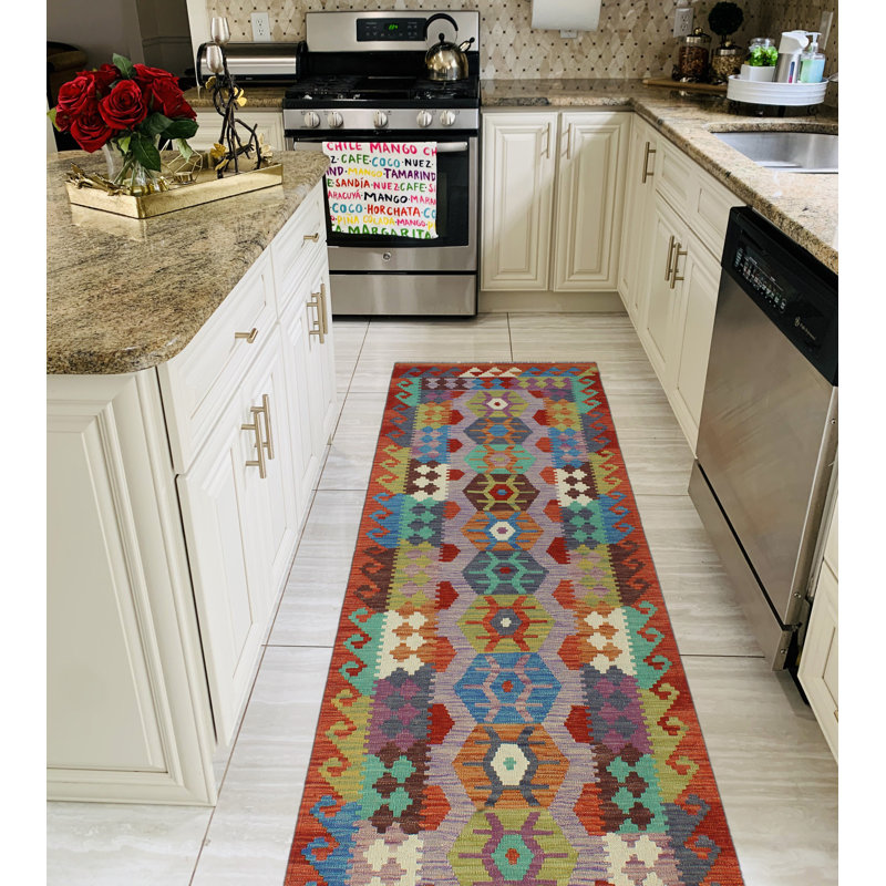 Flatweave Nelly Purple Runner