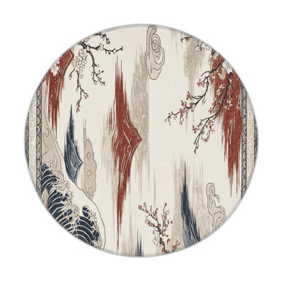Blossom Reflection Indoor And Outdoor Area Rug