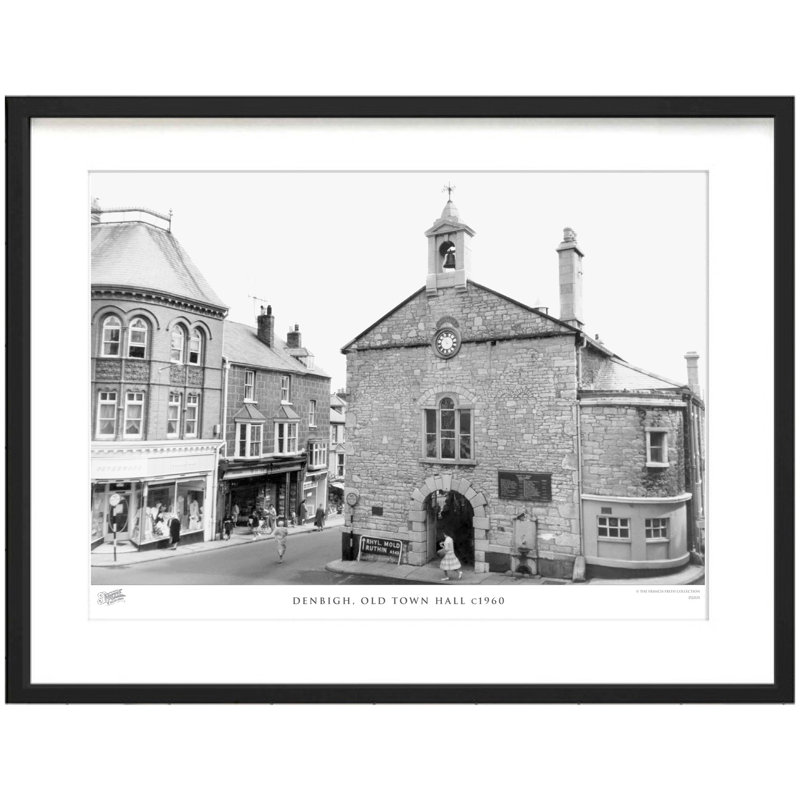 Denbigh, Old Town Hall C1960 by Francis Frith - Single Picture Frame Print, 28cm H x 36cm W x 2.3cm D
