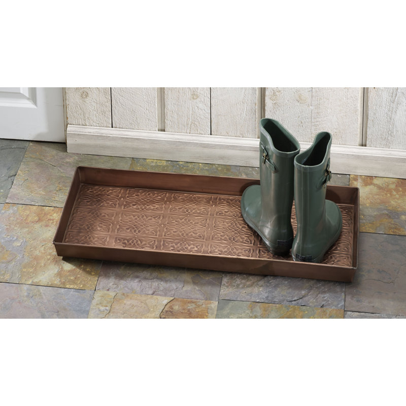 Tapis-décrottoir d'intérieur 30 po x 13 po Tangier, Cuivre antique