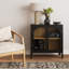 Buffet avec portes en verre -145258812