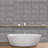 Native Rock 2" X 2" Porcelain Metal Look Tile Mosaic Sheet-110967173