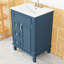 Meuble-lavabo avec lavabo, 2 tiroirs et tablette réglable