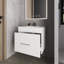 Meuble-lavabo de salle de bain Arequipa Hatta Kronos, blanc, pour salle de bain