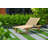 Caselli Outdoor Teak Wood Chaise Lounge