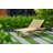 Outdoor Teak Solid Wood Single chaise